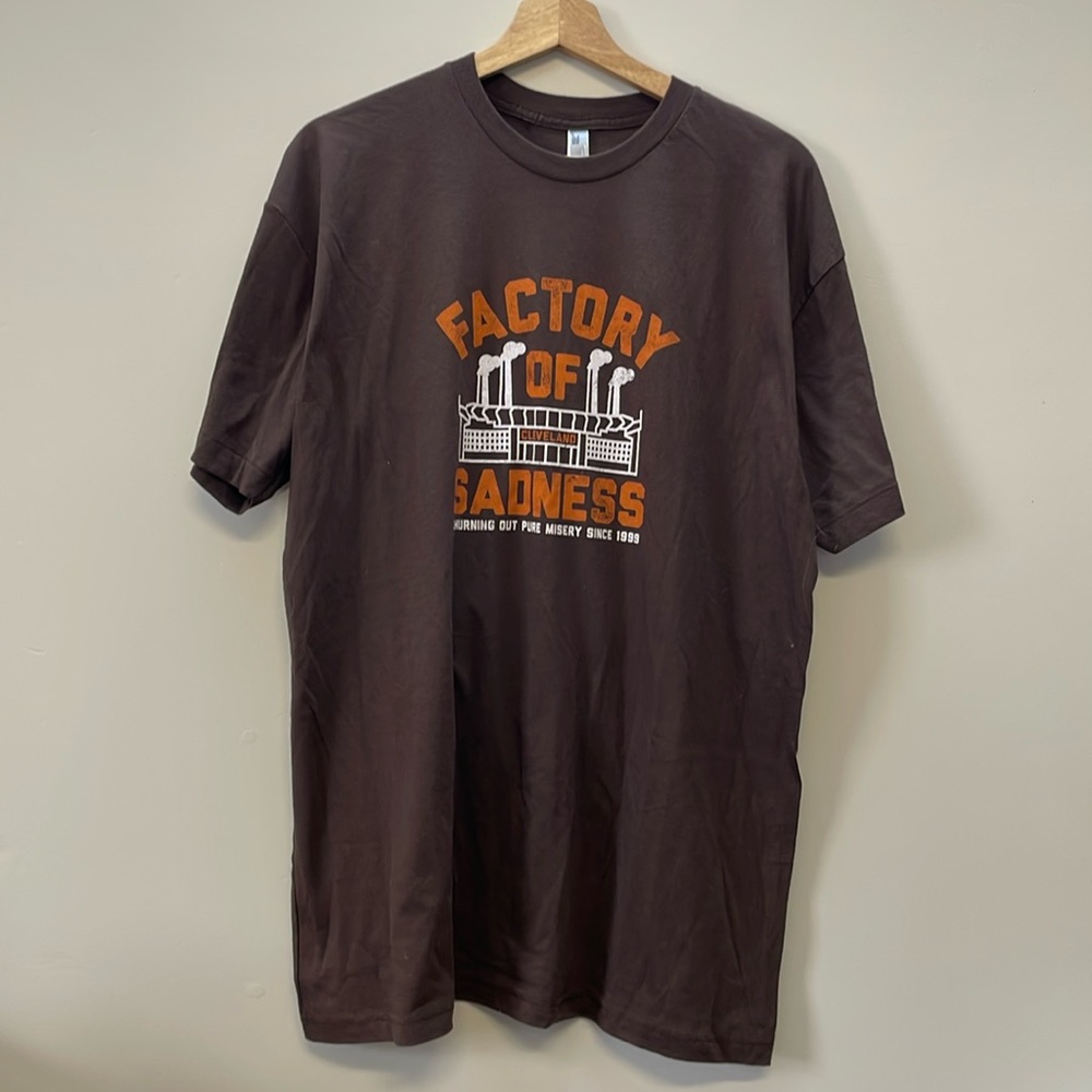 NWT Cleveland Factory of Sadness Shirt